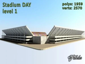 nivel estadio 1 d&iacute;a Modelo 3D