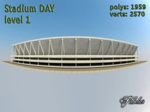 nivel estadio 1 d&iacute;a Modelo 3D