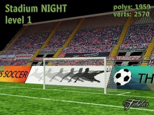 stadium level 1 night Modèle 3D