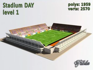 stadium level 1 daynight 3D Model