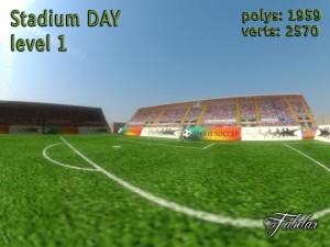 stadium level 1 daynight 3D Модель