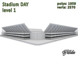 stadium level 1 daynight 3D Model