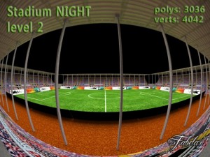 stadium level 2 night 3D 모델