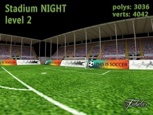 stadium level 2 night 3D 모델