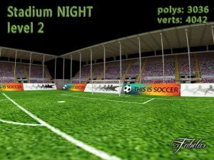 stadium level 2 night 3D Model