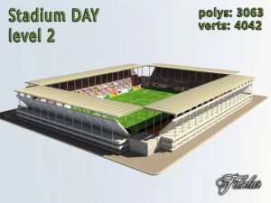 stadium level 2 daynight 3D Model