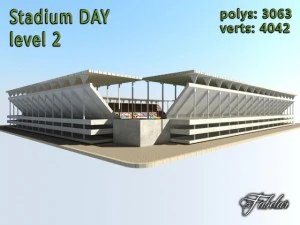stadium level 2 daynight 3D Model