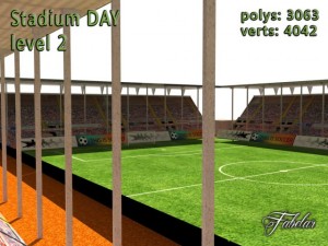 stadium level 2 daynight Modelo 3D