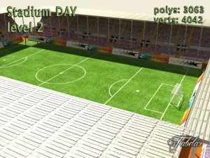 stadium level 2 daynight Modelo 3D