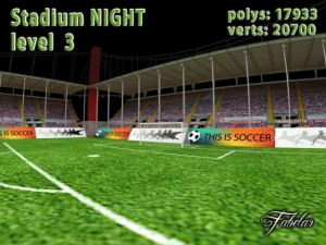 stadium level 3 night 3D मॉडल
