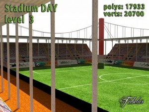 stadium level 3 daynight 3D Model