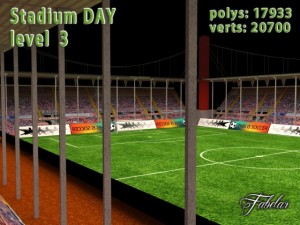 stadium level 3 daynight 3D Model