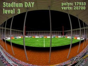 stadium level 3 daynight 3D Model