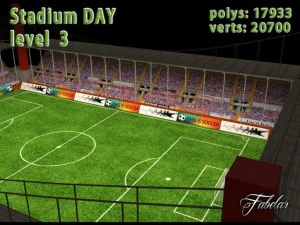 stadium level 3 daynight 3D Model