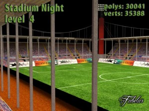 stadium level 4 night 3D Model