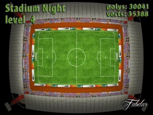 stadium level 4 night 3D Model