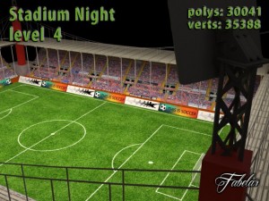 stadium level 4 night 3D Model