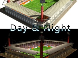 stadium level 4 daynight 3D Модель