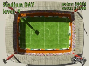 stadium level 4 daynight 3D Model