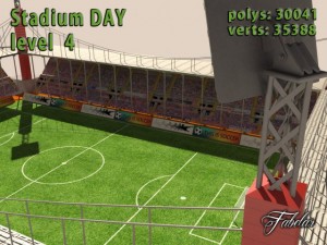 stadium level 4 daynight Modelo 3D