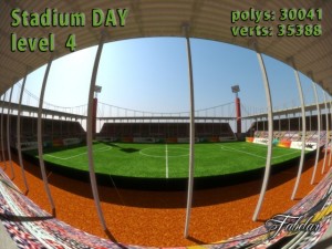 stadium level 4 daynight Modelo 3D