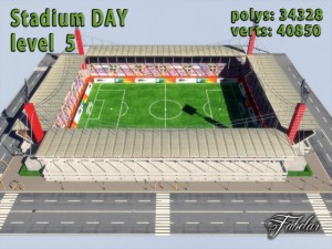 stadium level 5 day 3D Model