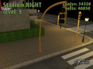 stadium level 5 night 3Dモデル