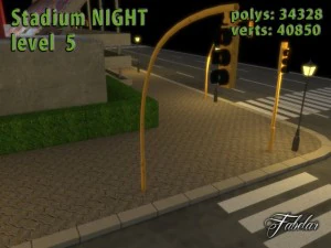 스타디움 레벨 5박 3D 모델