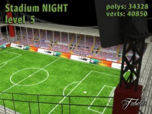 스타디움 레벨 5박 3D 모델