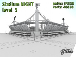 stadium level 5 night 3Dモデル