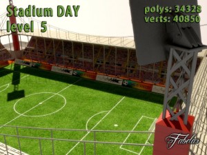 stadium level 5 daynight 3D Model