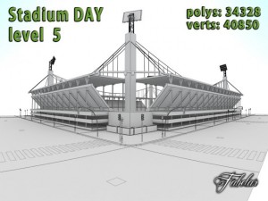 stadium level 5 daynight 3D Model