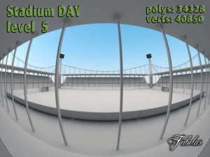 stadium level 5 daynight 3D Model