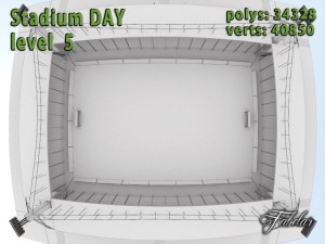 stadium level 5 daynight 3D Model