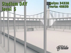 stadium level 5 daynight 3D Model