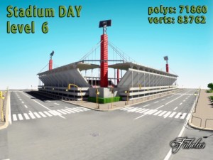 stadium level 6 day 3D 模型