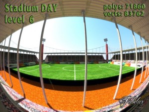 stadium level 6 day 3D 模型