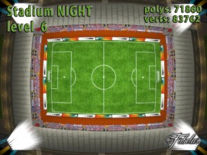stadium level 6 night Model 3D