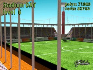 stadium level 6 daynight 3D Model