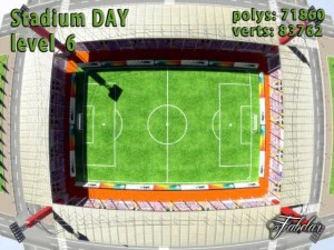 stadium level 6 daynight 3D Model
