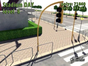stadium level 6 daynight 3D Model