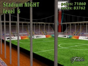 stadium level 6 daynight 3D Model