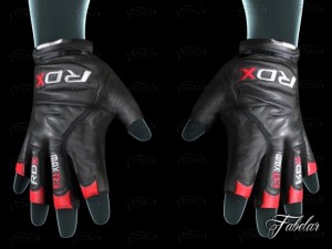 weight lifting gloves Modèle 3D
