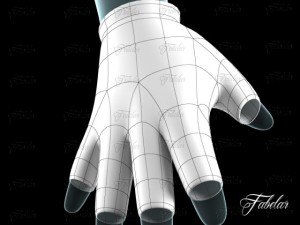 weight lifting gloves Modèle 3D
