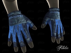 weight lifting gloves 2 Modelo 3D