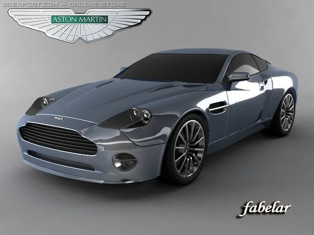 aston martin vanquish s 3D Model .c4d .max .obj .3ds .fbx .stl .blend 