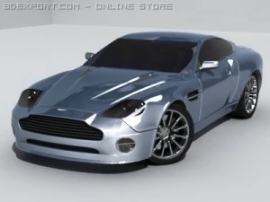 aston martin vanquish s 3D Model