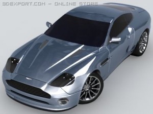 aston martin vanquish s 3D 模型