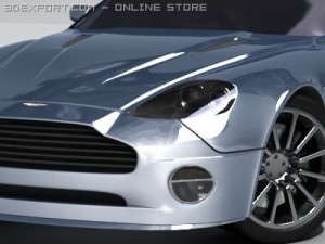 aston martin vanquish s 3D 模型
