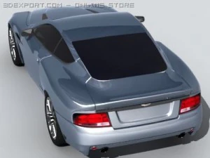 aston martin vanquish s 3D Model